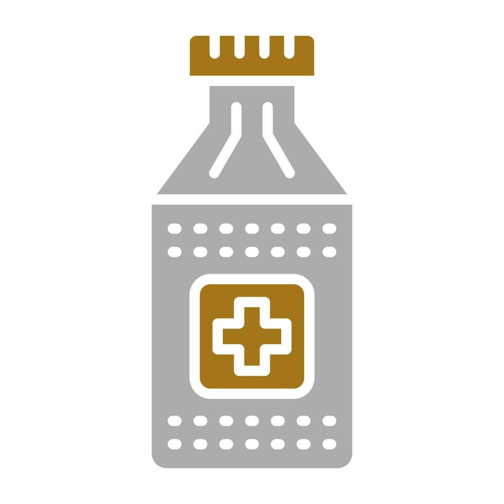 Pills Bottle Vector Icon Style