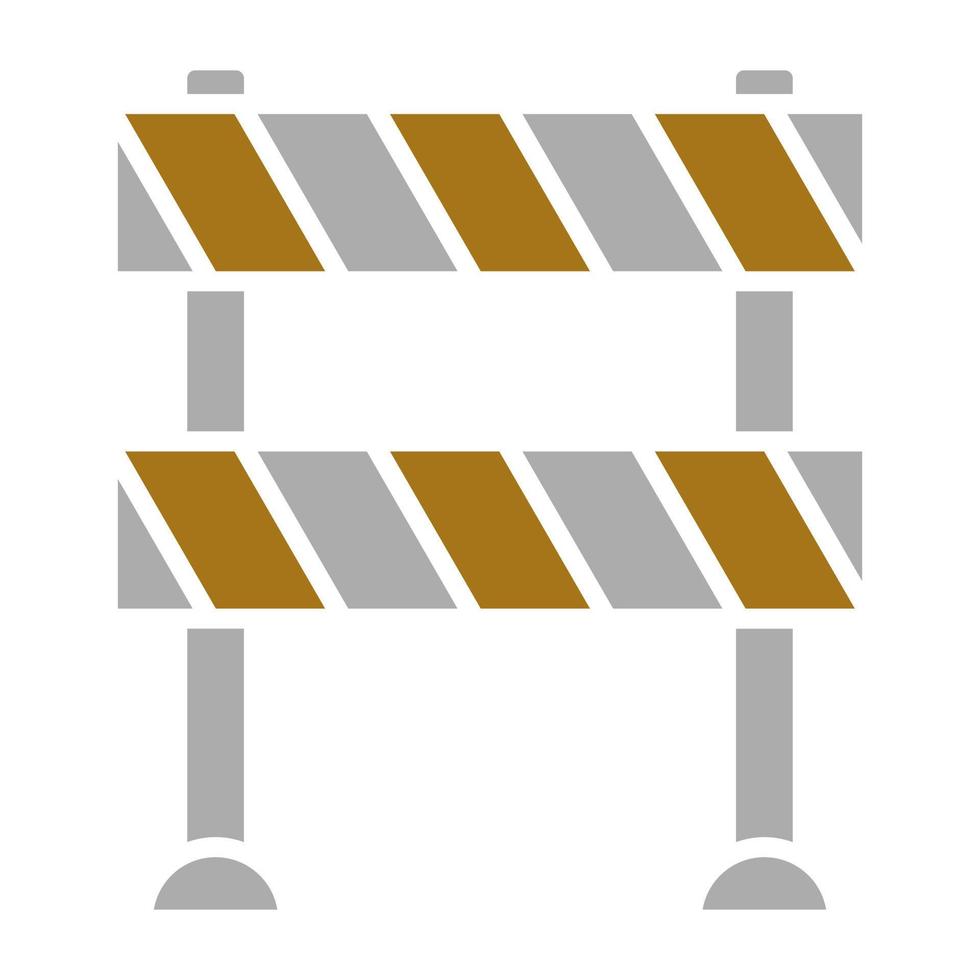 tráfico barrera vector icono estilo