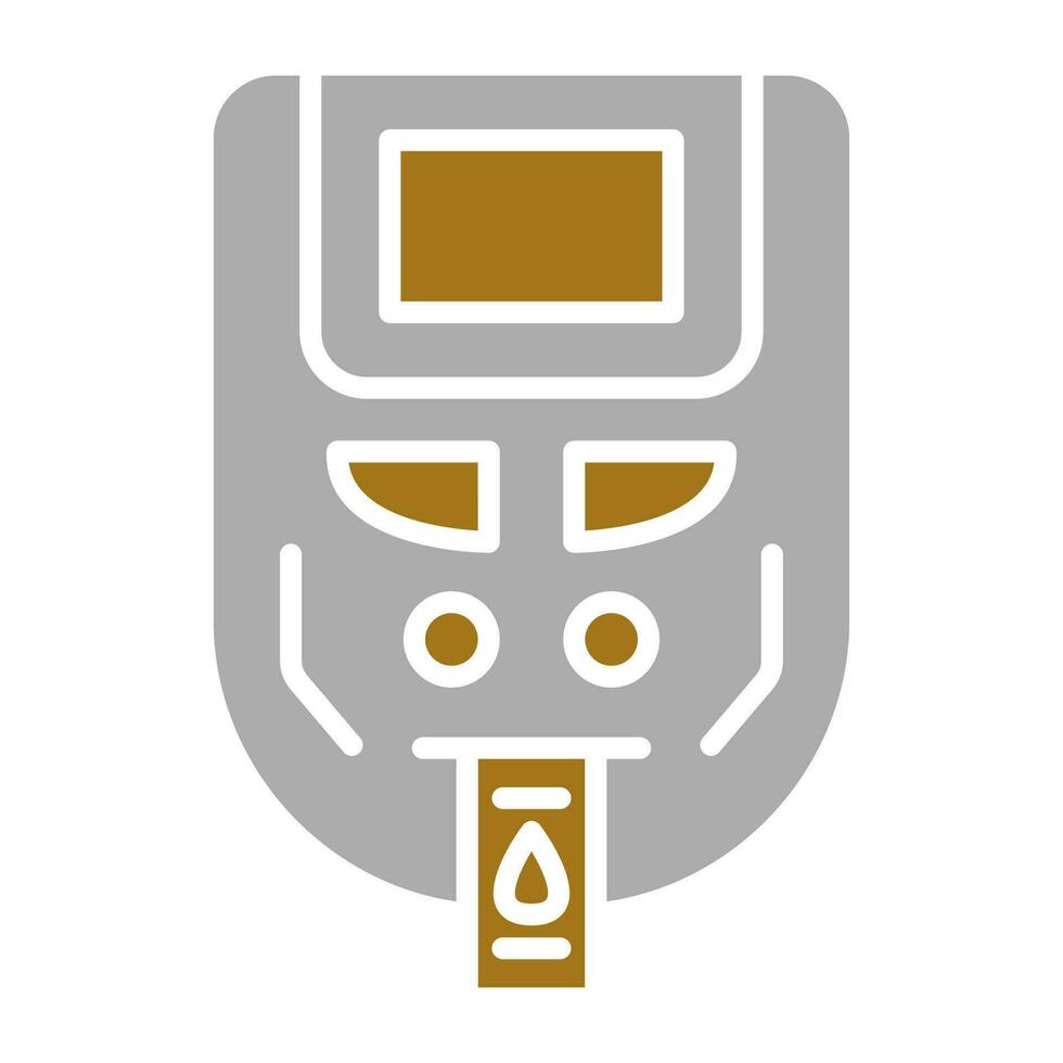 Glucometer Vector Icon Style