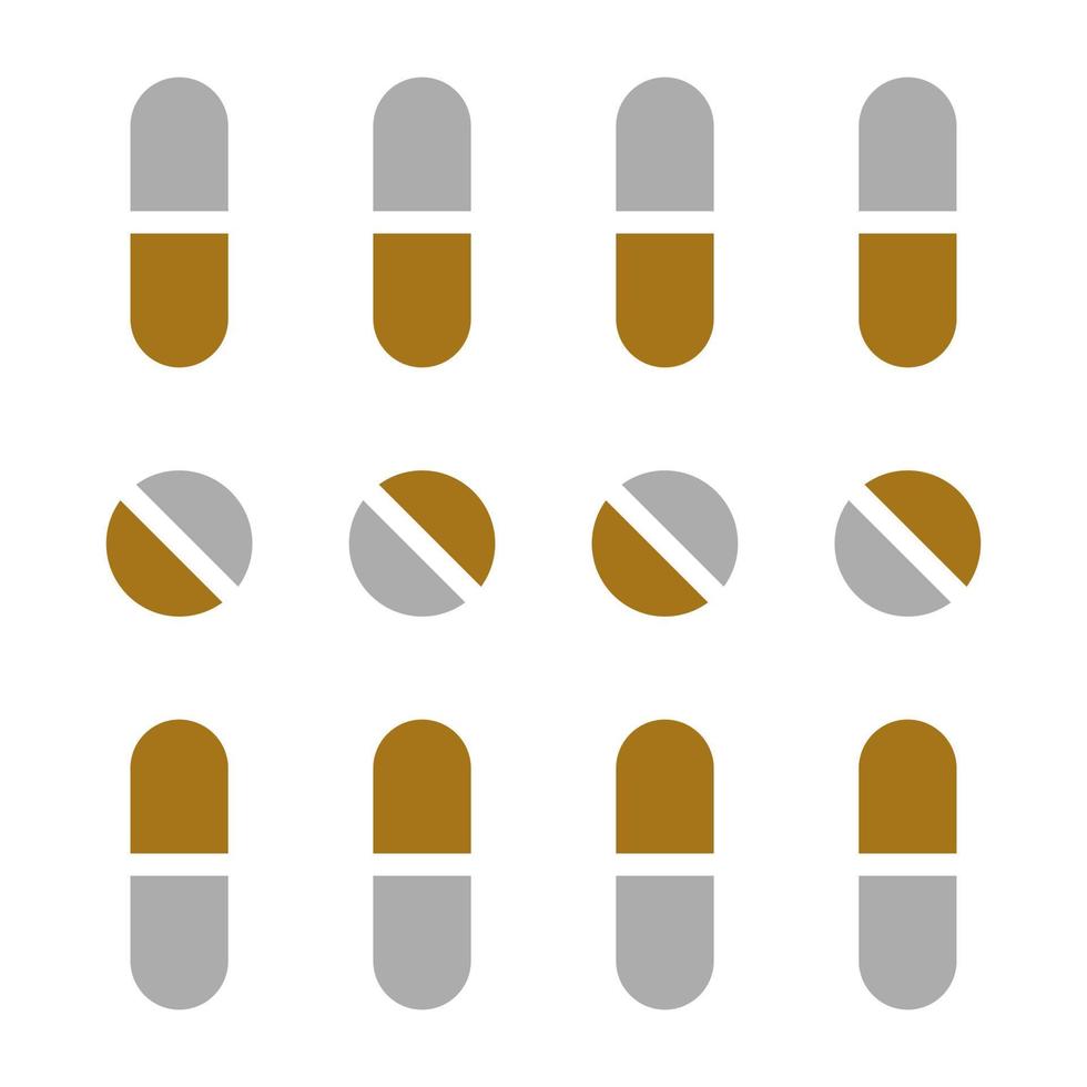 Pills Vector Icon Style