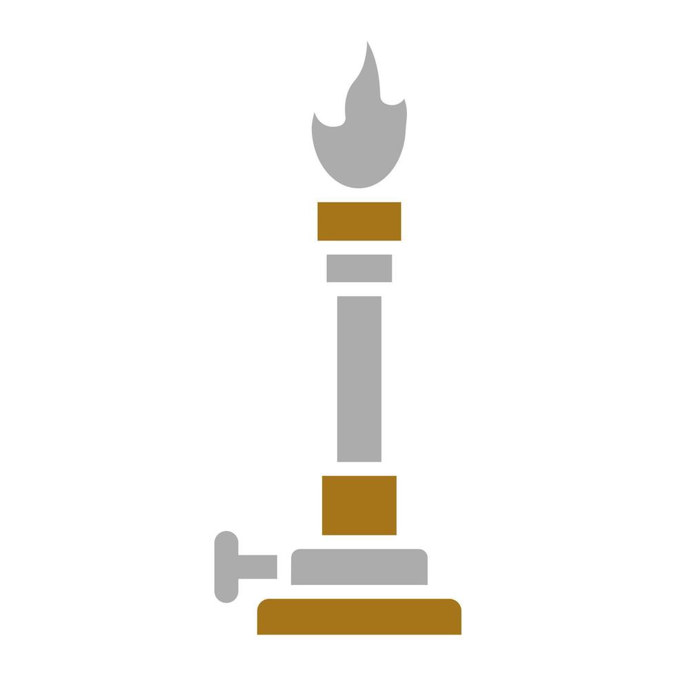 Bunsen Burner Vector Icon Style