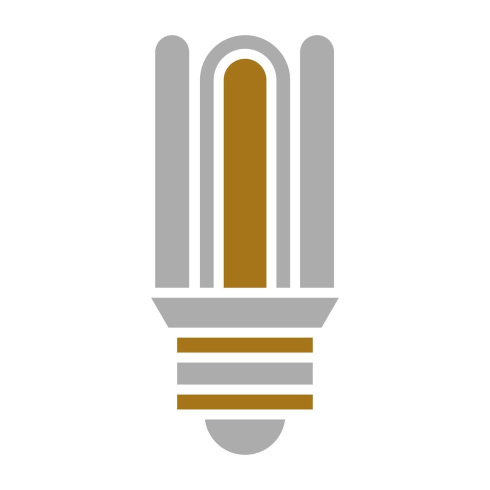 Cfl Compact Bulb Vector Icon Style