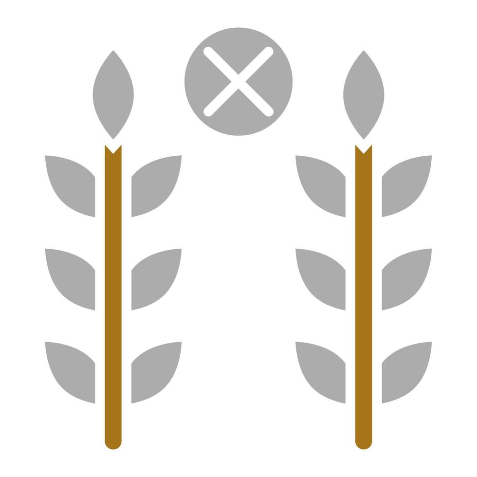 Gluten Free Food Vector Icon Style