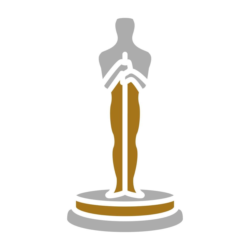 Oscar Award Vector Icon Style