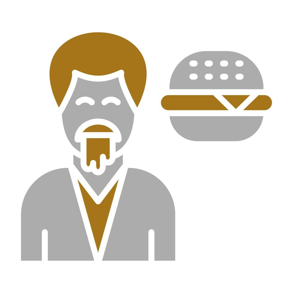 Eating Disorder Vector Icon Style