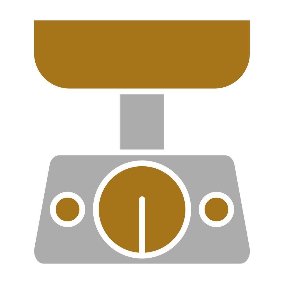 Food Scale Vector Icon Style