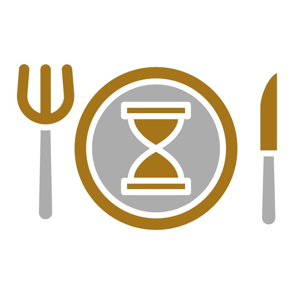 Eating Slowly Vector Icon Style