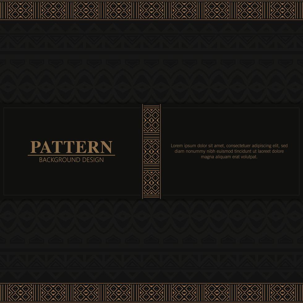 dark ornament shape background vector