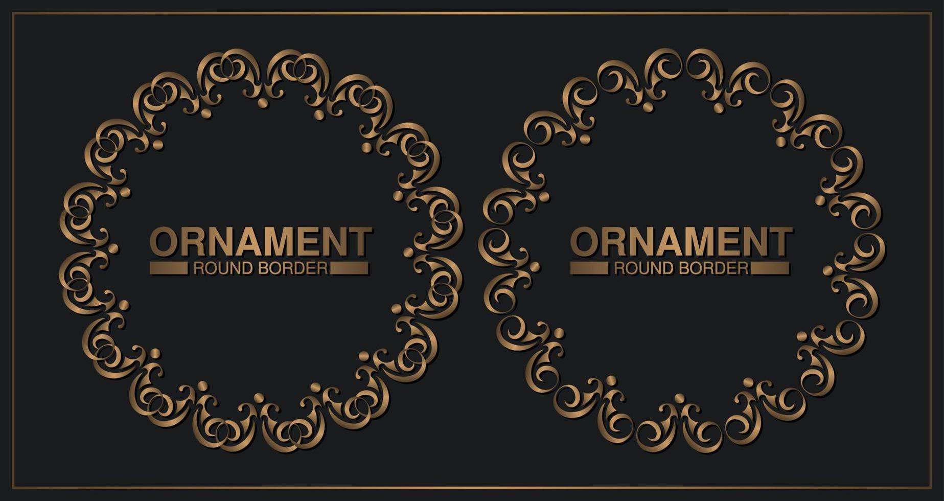 luxury ornament pattern circle design vector