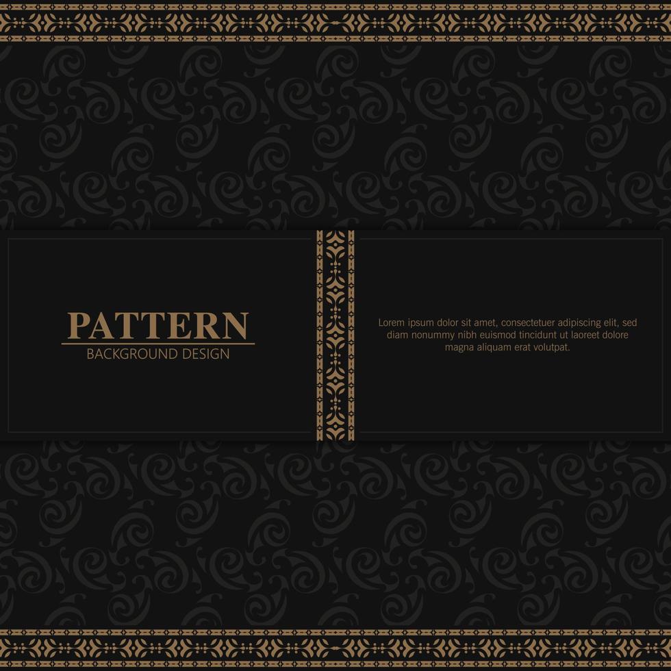dark ornament shape background vector