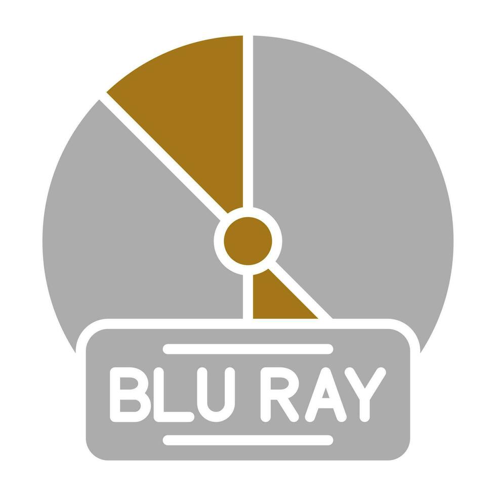 Blu Ray Vector Icon Style