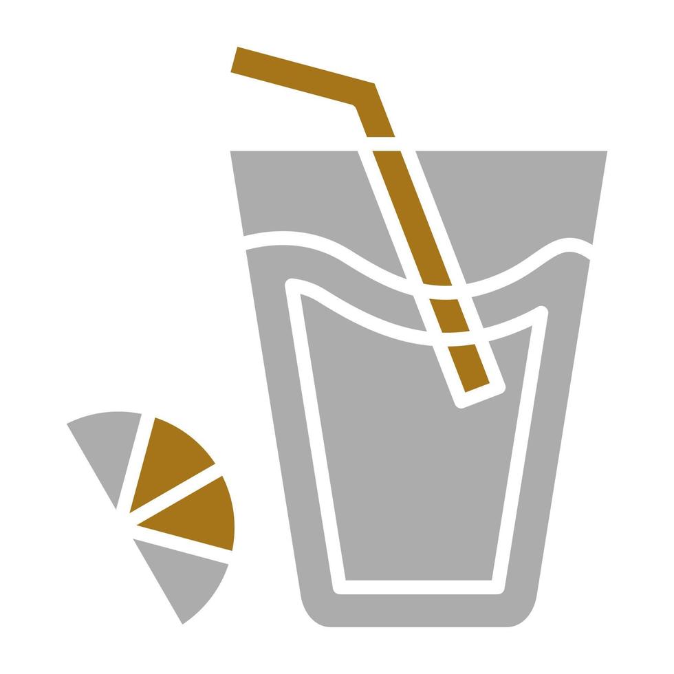 Orange Juice Vector Icon Style