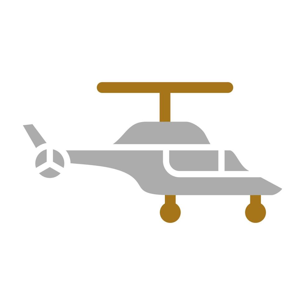 Helicopter Vector Icon Style