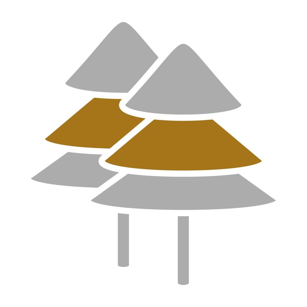 Forest Vector Icon Style