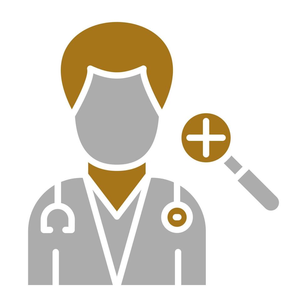 Dermatologist Male Vector Icon Style