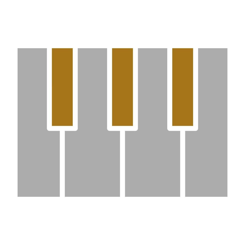 Piano Vector Icon Style