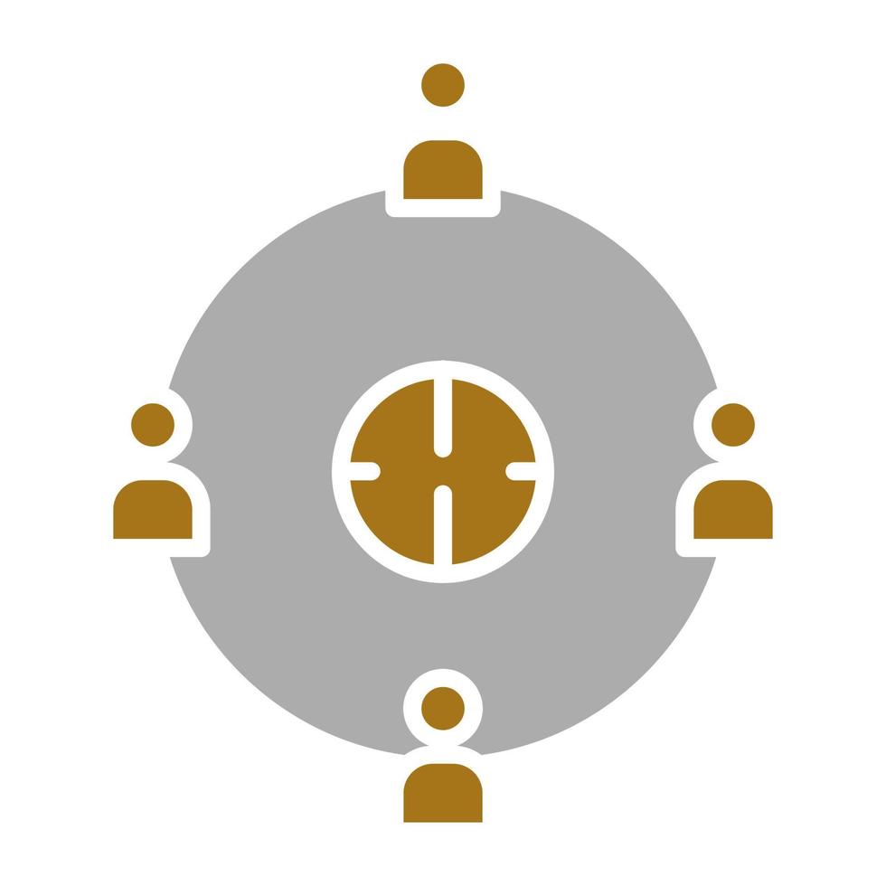 User Connection Vector Icon Style