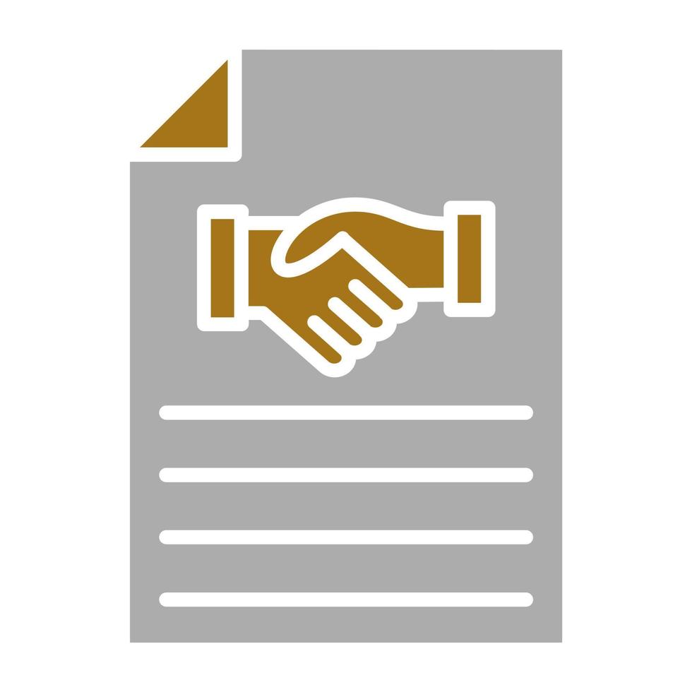 Agreement Vector Icon Style