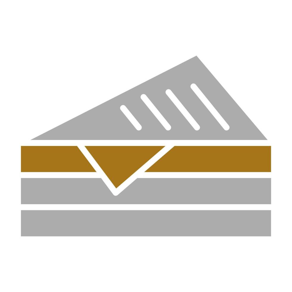 Cheese Bread Vector Icon Style