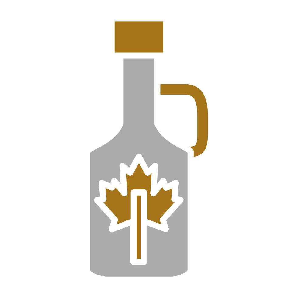 Maple Syrup Vector Icon Style