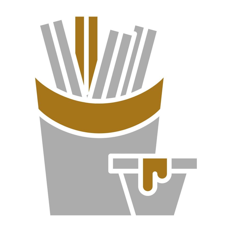 Churros Vector Icon Style