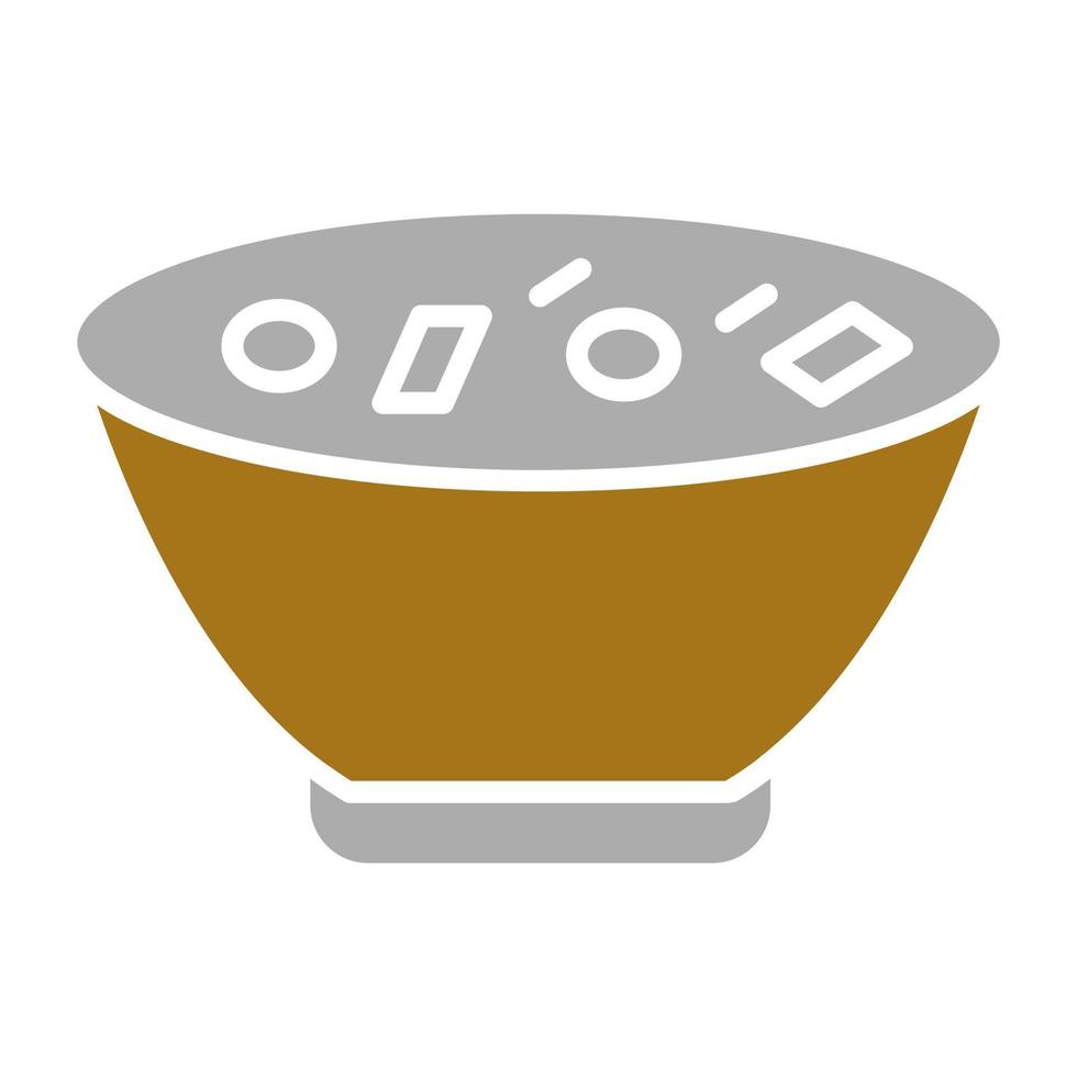 Clam Chowder Vector Icon Style