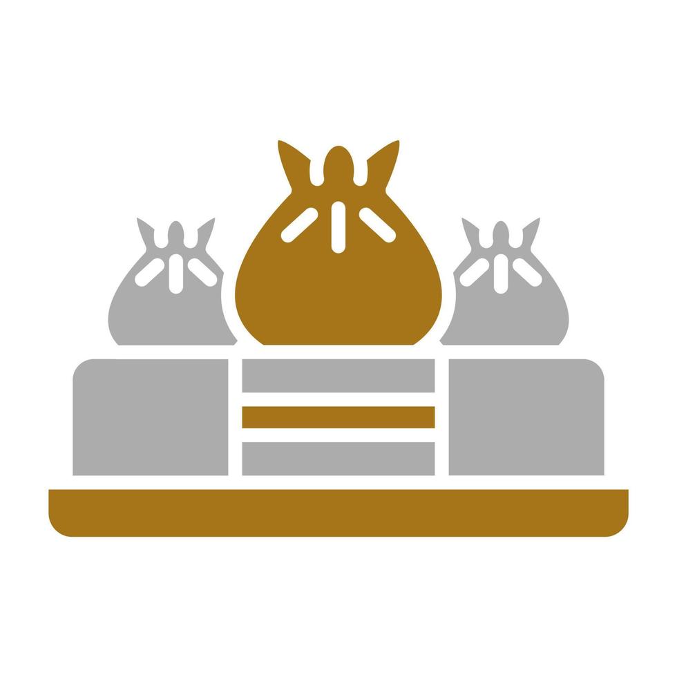 Dim Sum Vector Icon Style