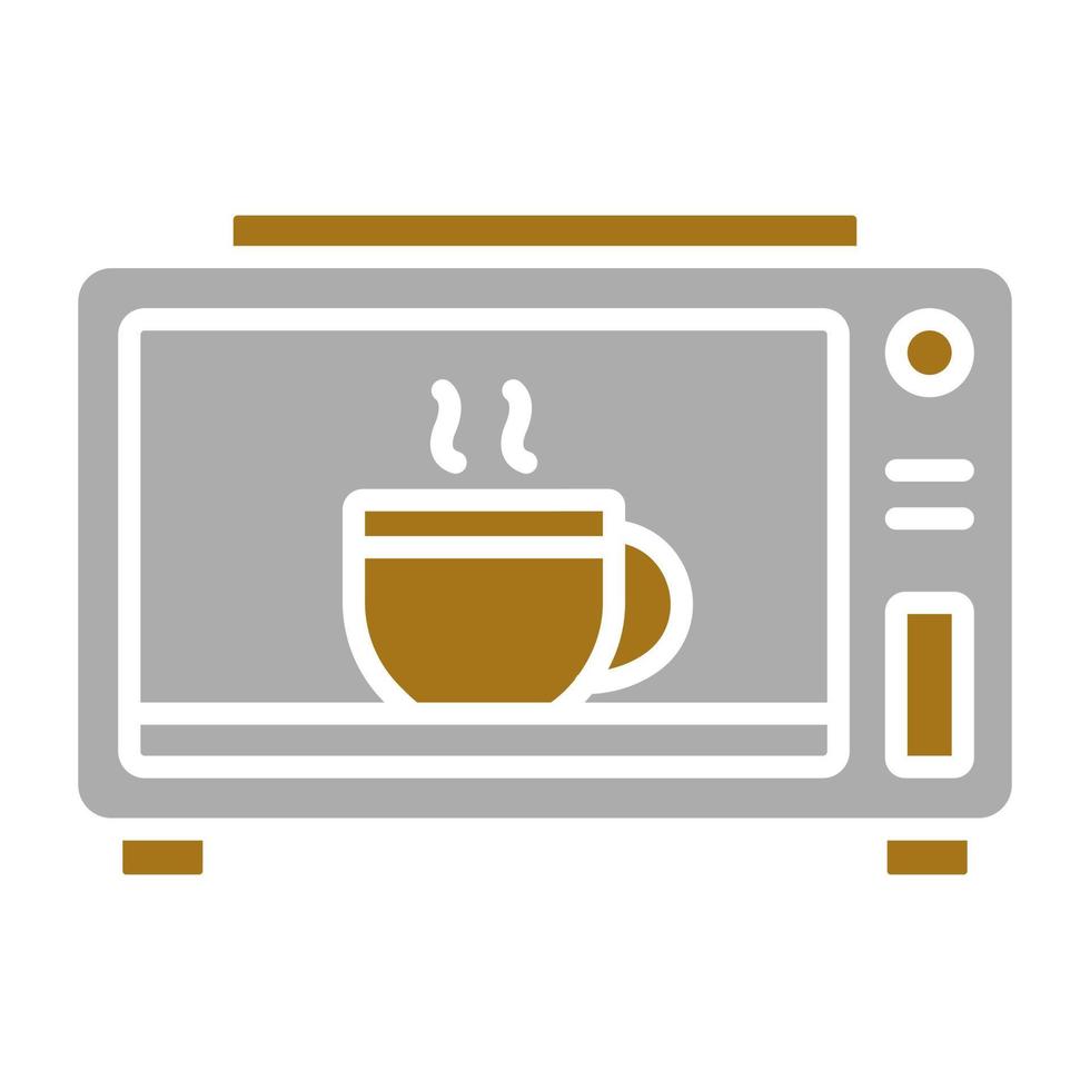 Microwave Oven Vector Icon Style