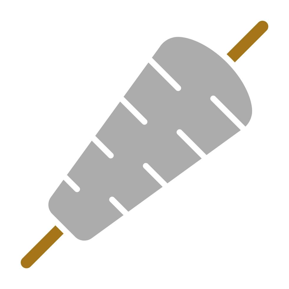Doner Kebab Vector Icon Style