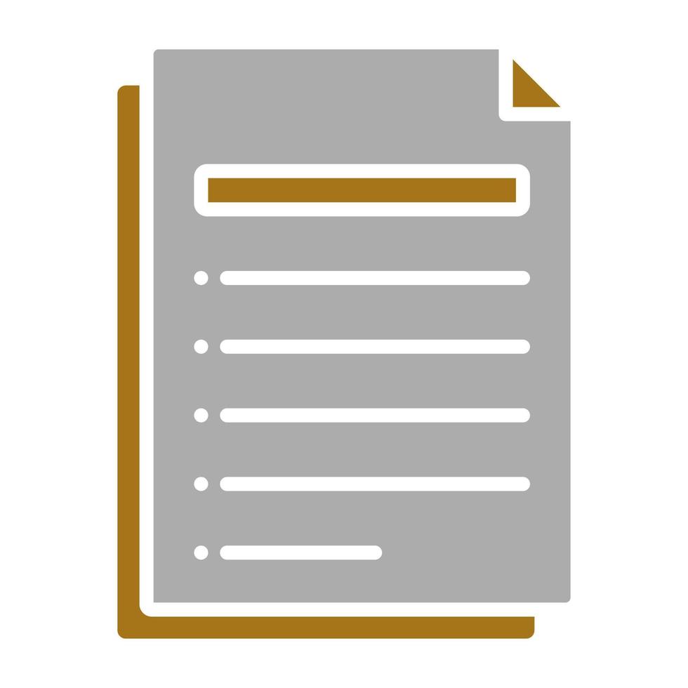 Essay Vector Icon Style