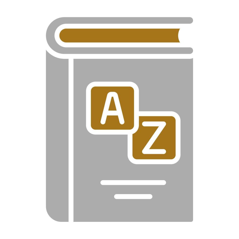 Dictionary Vector Icon Style