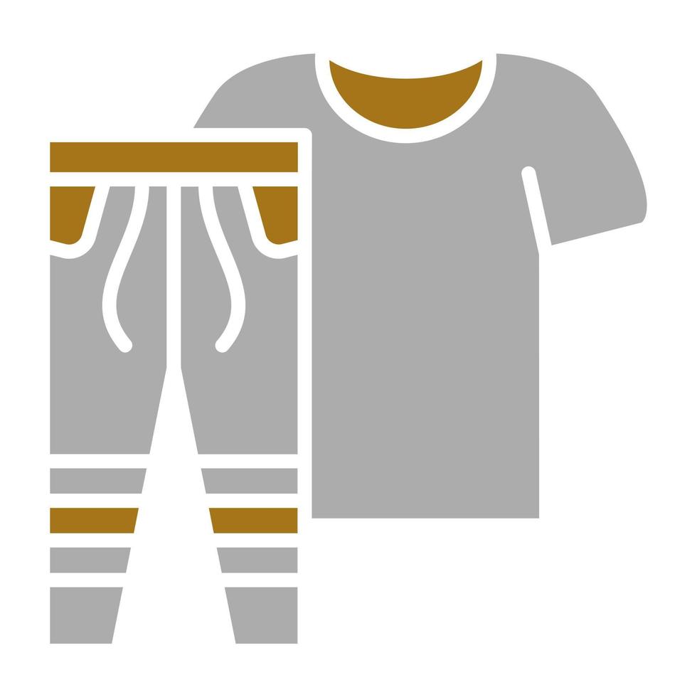 Exercise Clothes Vector Icon Style