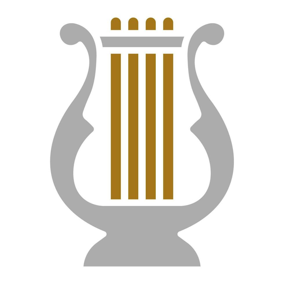 Lyre Vector Icon Style