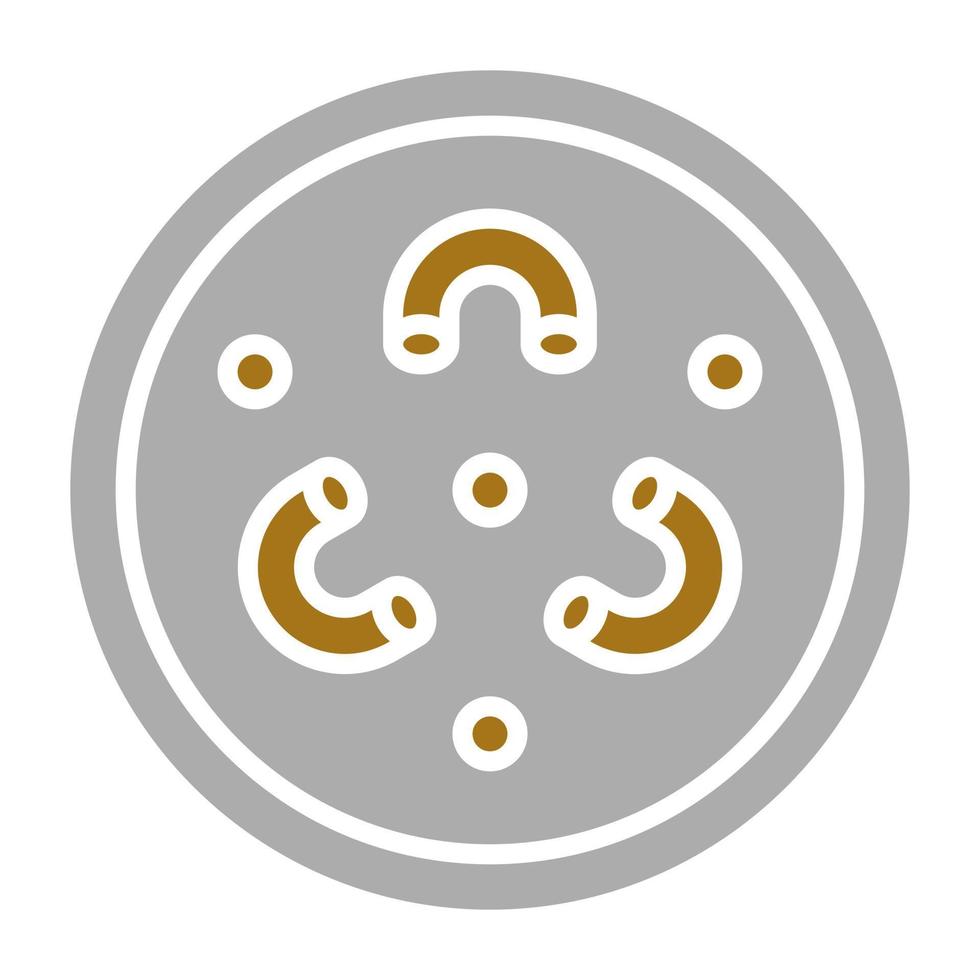 Mac N Cheese Vector Icon Style