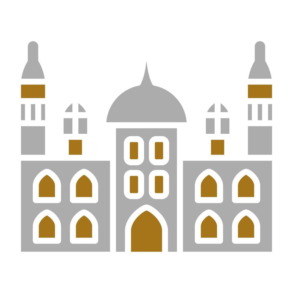 Taj Mahal Vector Icon Style