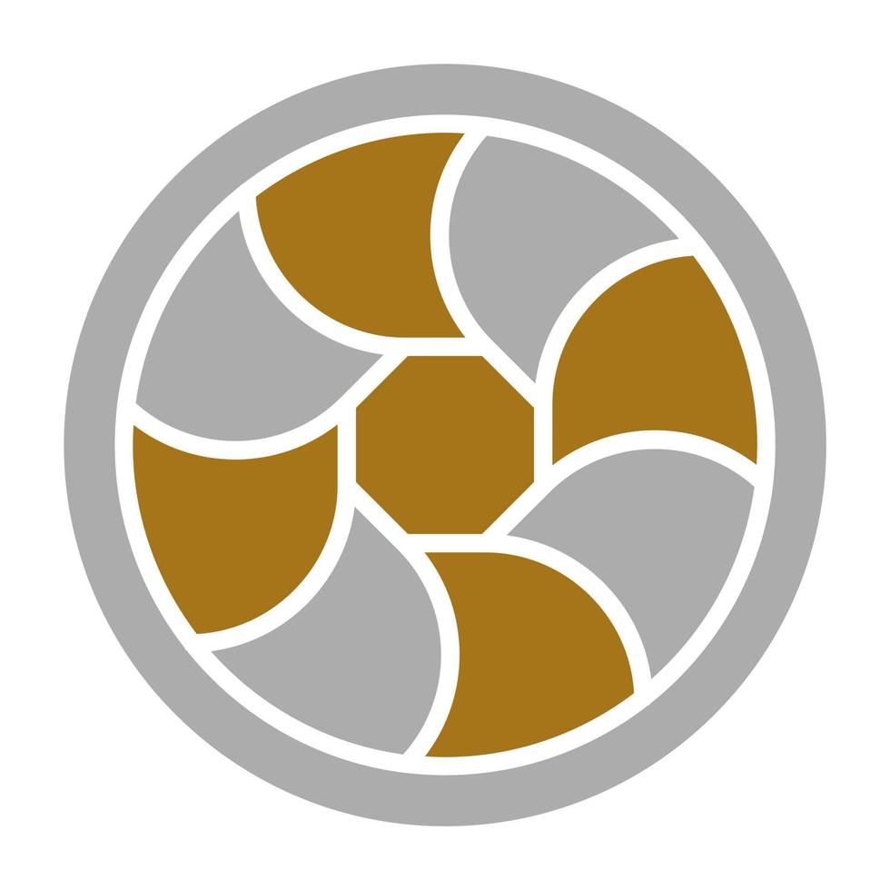 Aperture Vector Icon Style