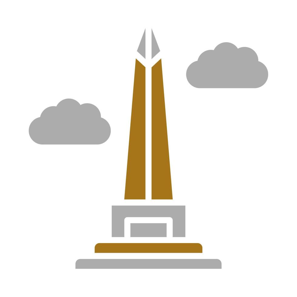 obelisco de buenos aires vector icono estilo