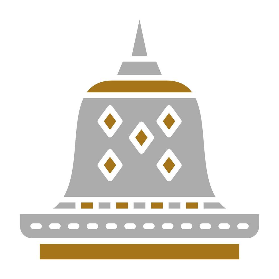 borobudur vector icono estilo