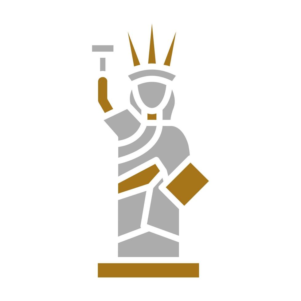 Statue of Liberty Vector Icon Style