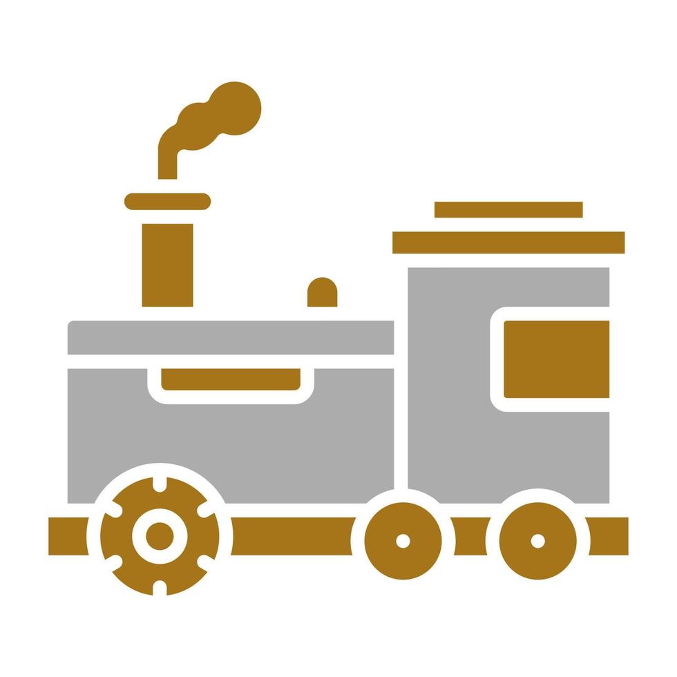 Steam Train Vector Icon Style