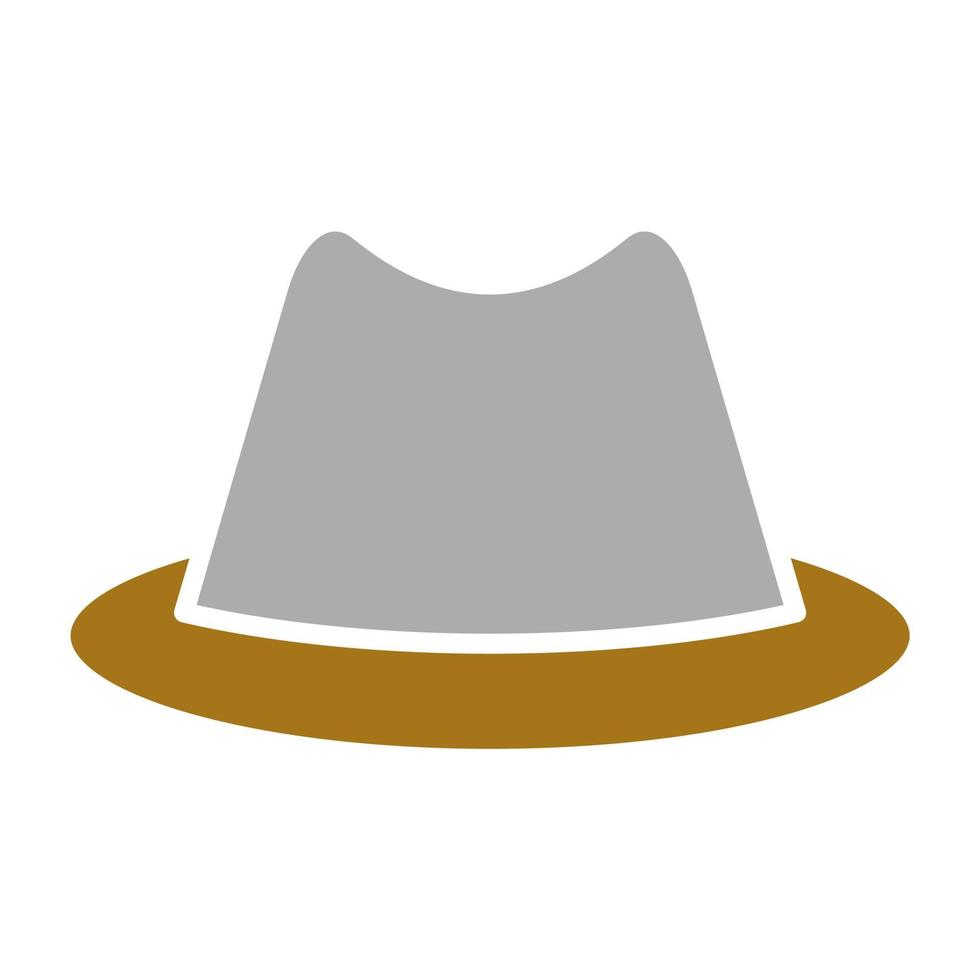 vaquero sombrero vector icono estilo