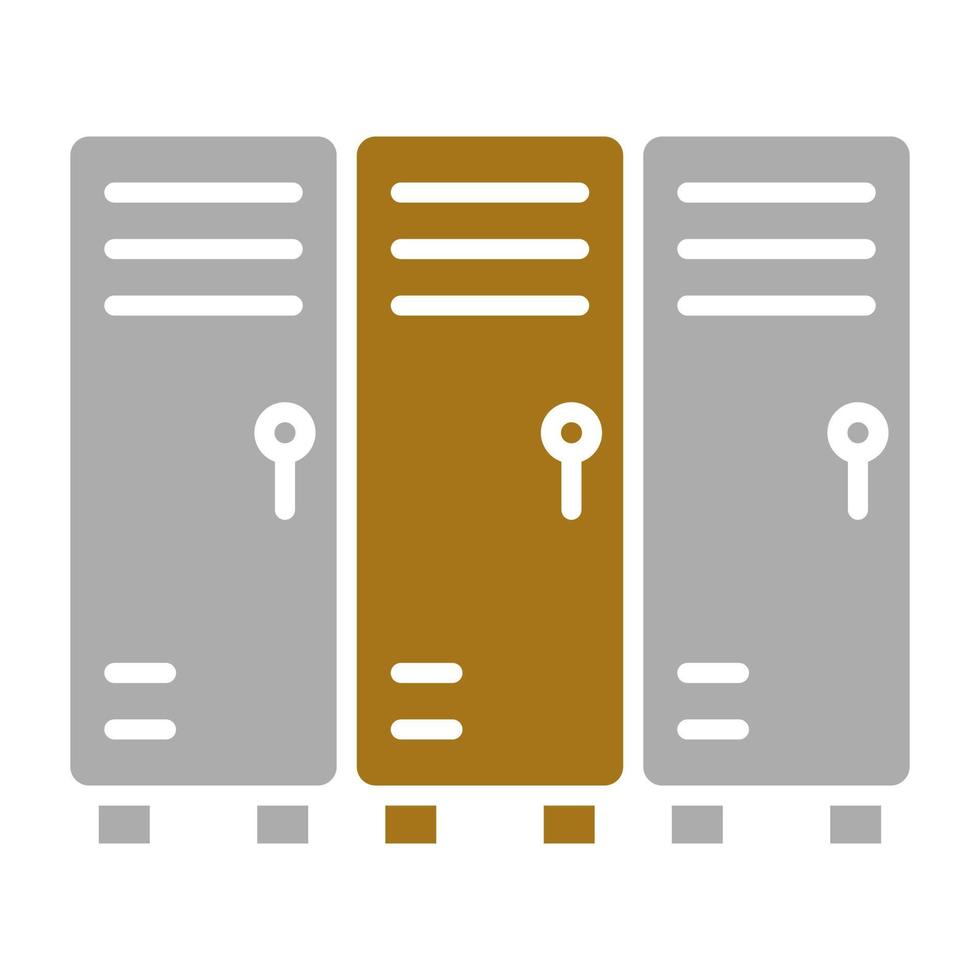 Lockers Vector Icon Style