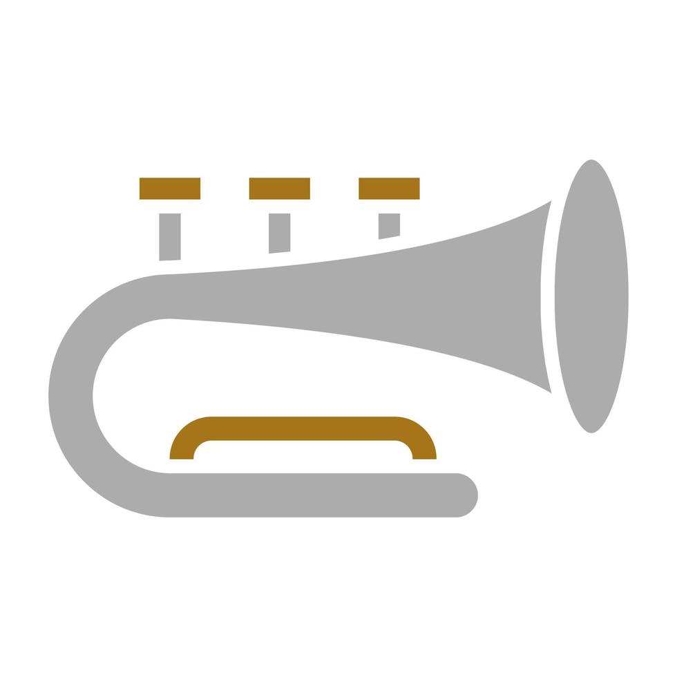 Horn Trumpet Vector Icon Style