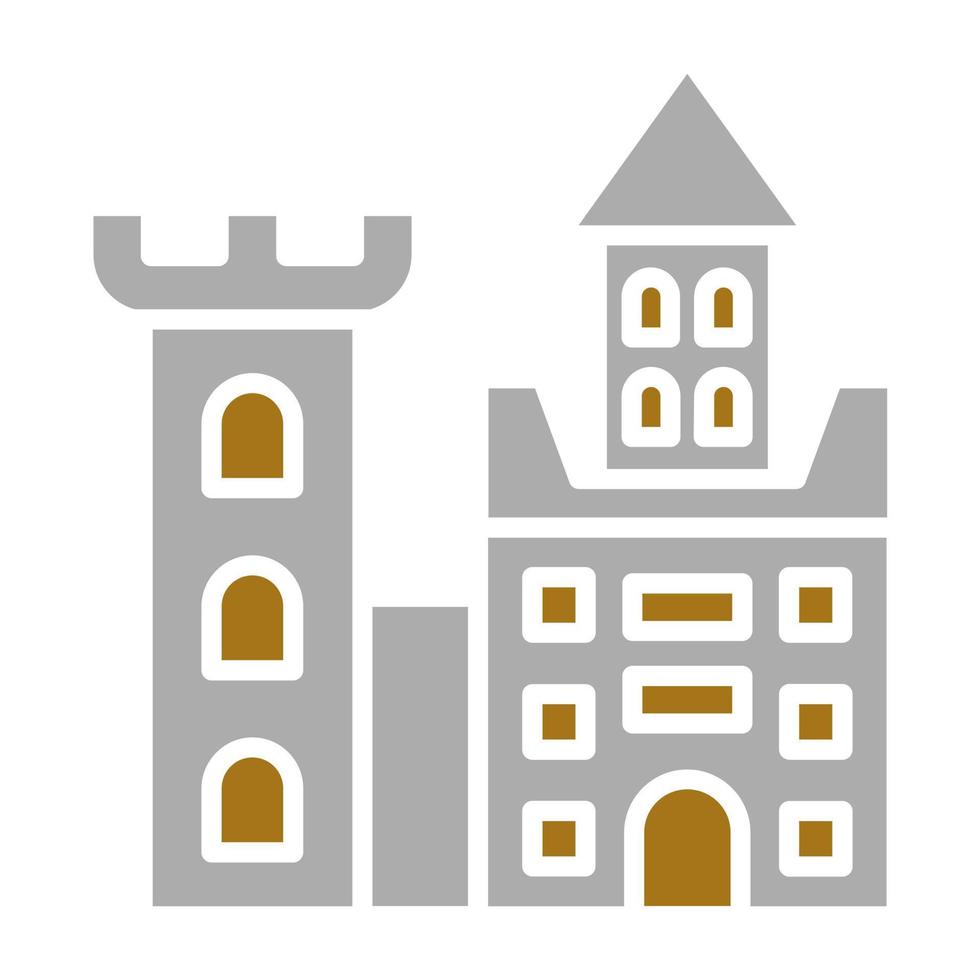 Castle Vector Icon Style