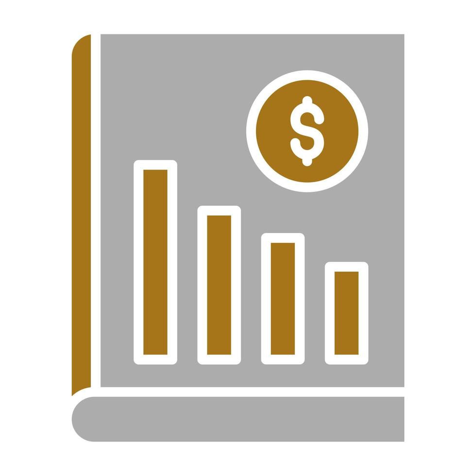 Book Value Vector Icon Style