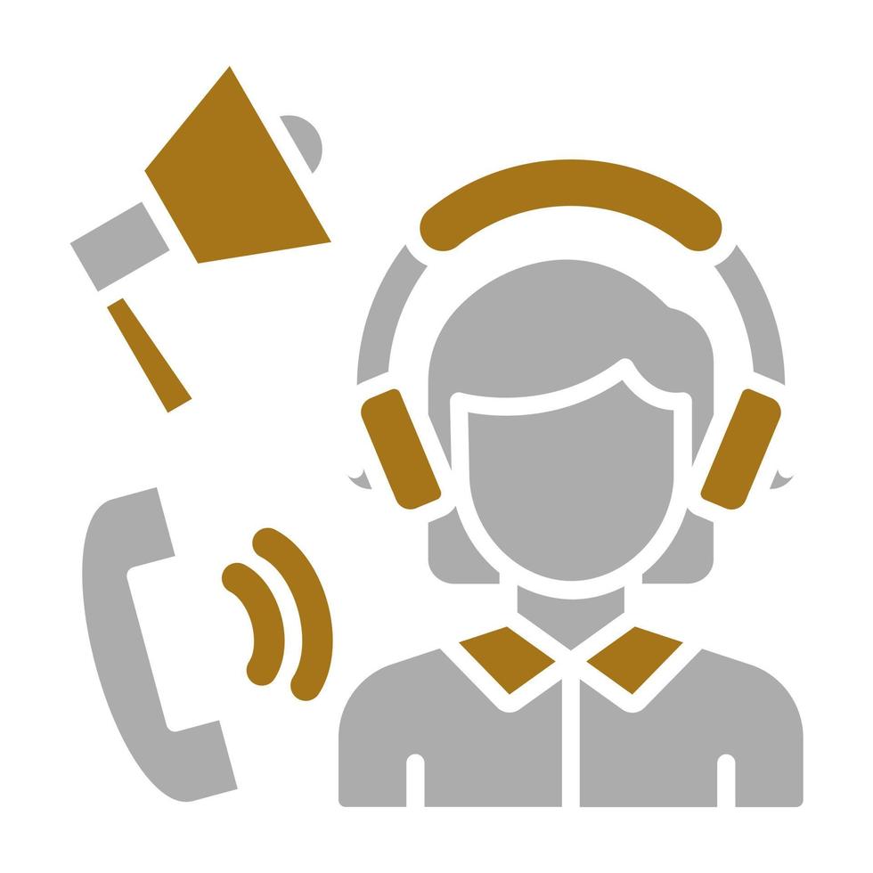 Telemarketing Vector Icon Style