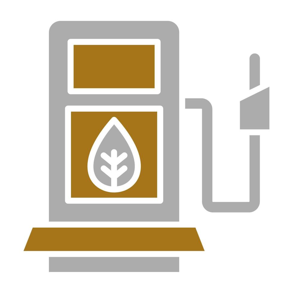 Biofuel Station Vector Icon Style