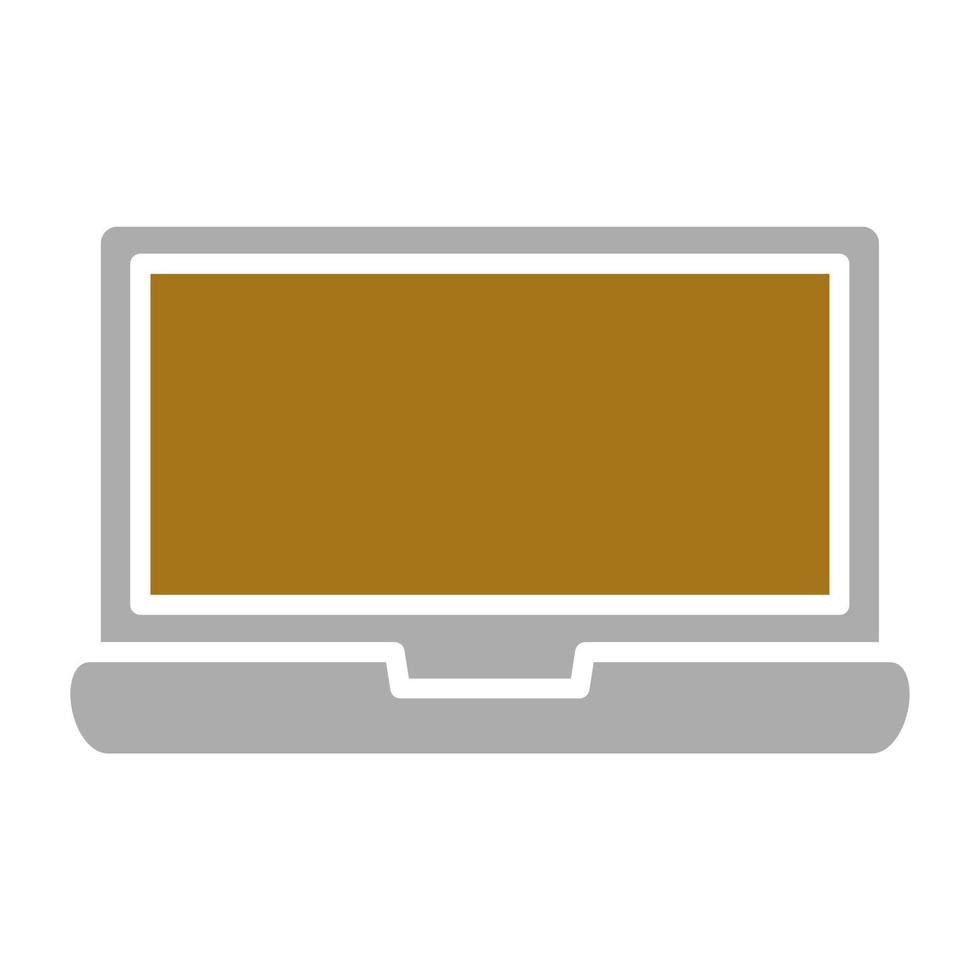 Laptop Vector Icon Style