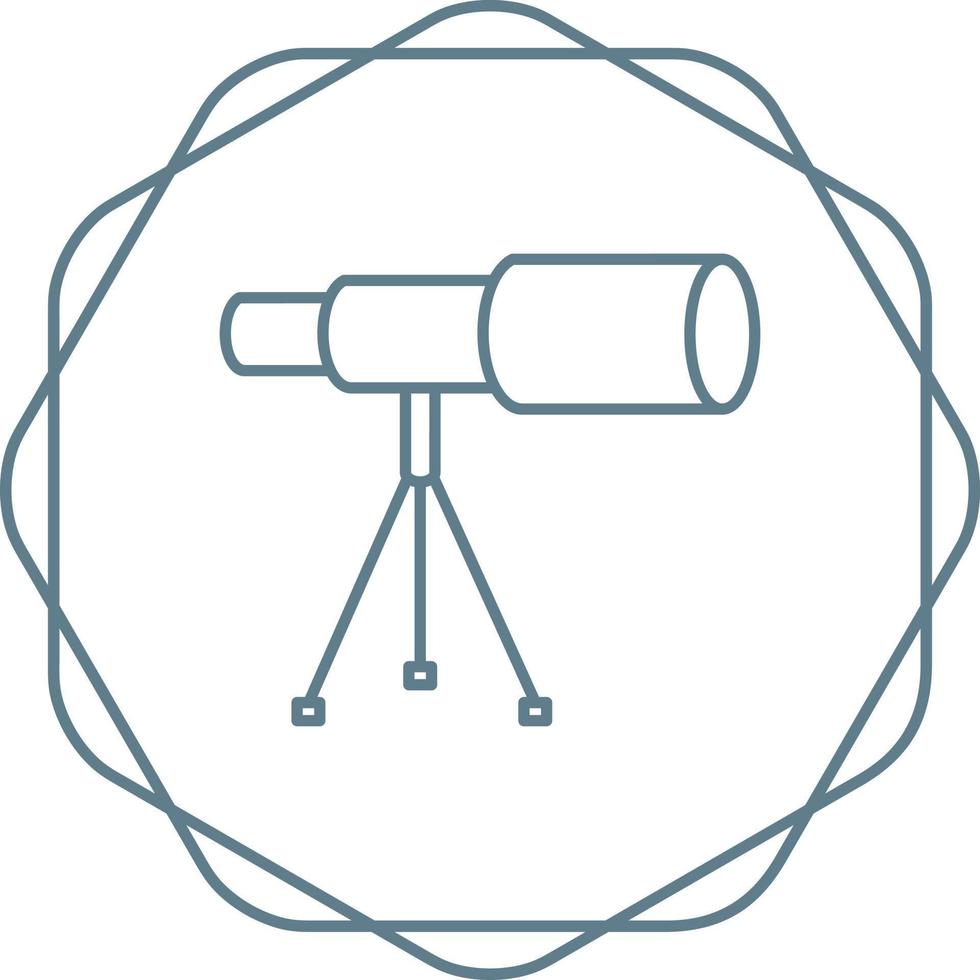 Telescope on Stand Vector Icon