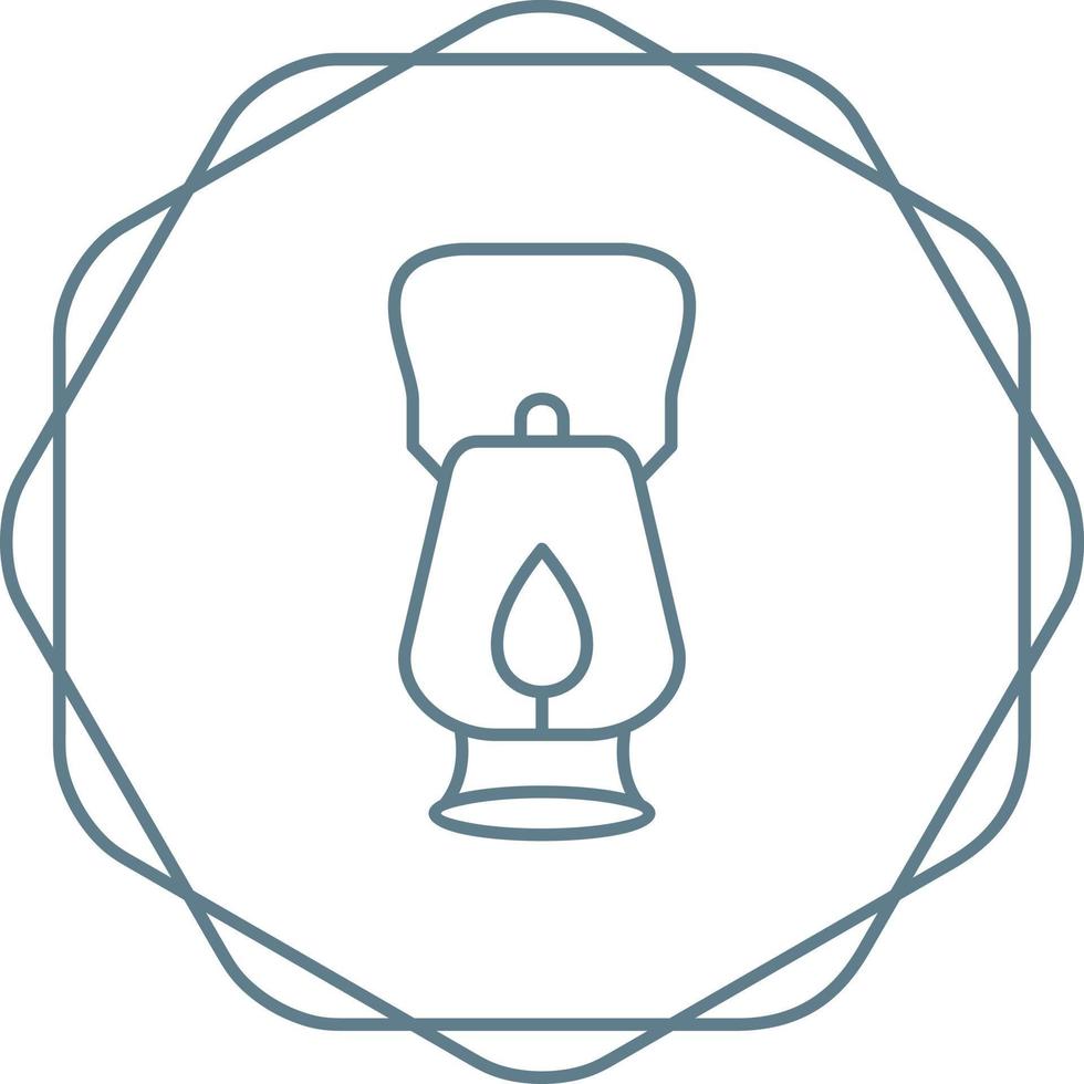 Oil Lamp Vector Icon